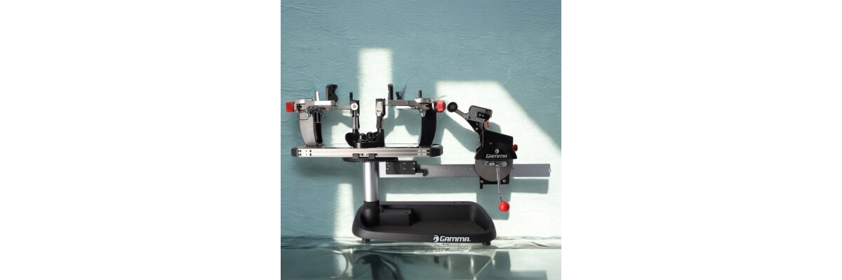 Die neue Besaitungsmaschine Momentum ST ist da - Besaitungsmaschine Momentum Gamma Tennis Saite