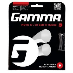 Gamma Cordajes de Tenis Moto / iO Soft Hybrid 24,4 m Conjunto doble