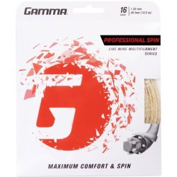Gamma Tennisstring Live Wire Professional Spin 12,2 m Set 16