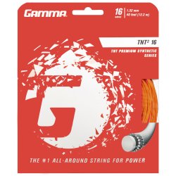 Gamma Tennisstring TNT² 12,2 m Set 16 (1.32 mm) Orange