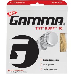 Gamma Cordajes de Tenis TNT² Ruff 16 Set 12,2 m