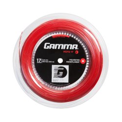 Gamma Cordajes de Tenis Moto 17 (1.24 mm) Rojo 100 m Bobina 5 Years Limited Edition