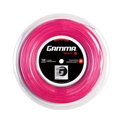 Gamma Cordage de Tennis Moto 100 m Rouleau Rose 18 (1.14 mm)