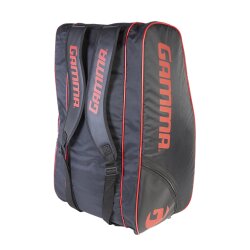 Gamma Bolsa de la requeta Carbon 15-Tour Bag negro/rojo