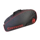 Gamma Racket Bag Carbon 15-Tour Bag black/red