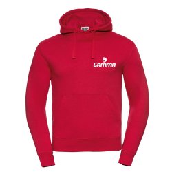 Gamma Tennis Authentic Hooded Sweat, Rouge XS