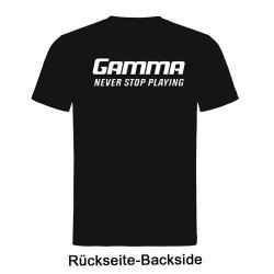 Gamma Tennis Classic T-Shirt, Schwarz XL
