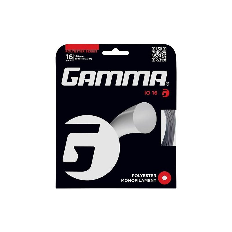 Gamma Tennissaite iO 12,2 m Set 18 (1.18 mm) Silber