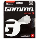 Gamma Tennissaite Moto 12,2 m Set 16 (1.29 mm) Schwarz