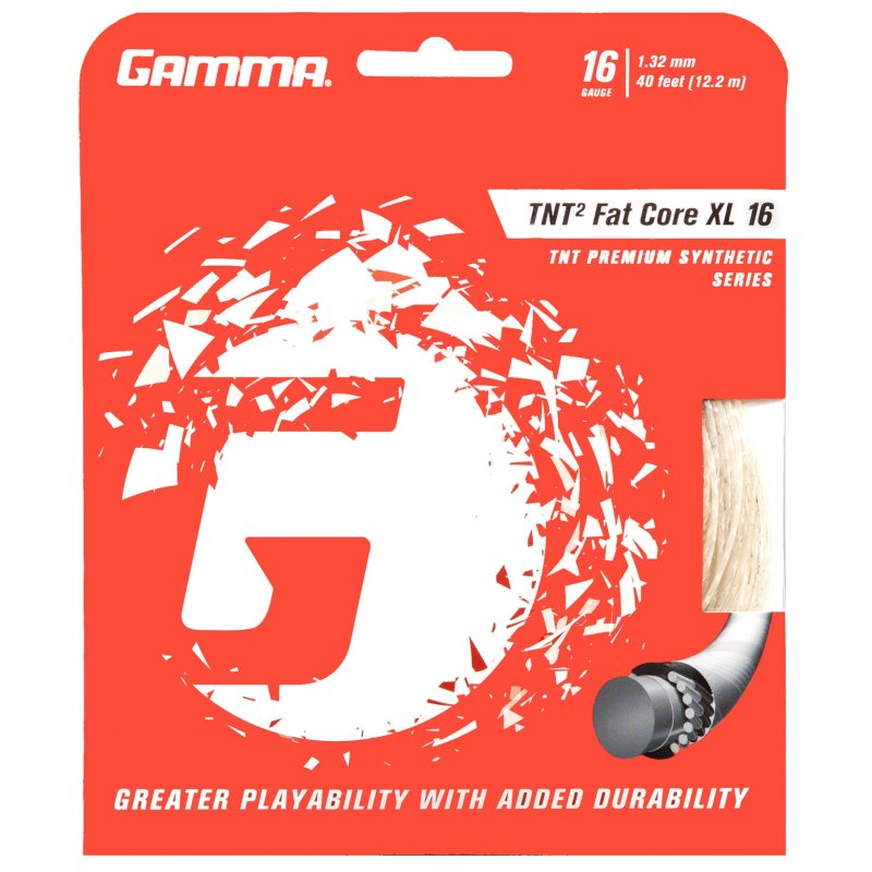 Gamma Tennissaite TNT²  Fat Core XL 12,2 m Set 16