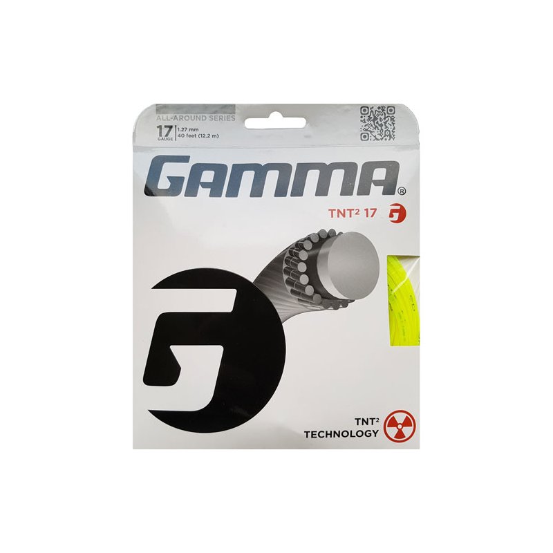 Gamma Tennissaite TNT² 12,2 m Set 17 (1.27 mm) Neongelb