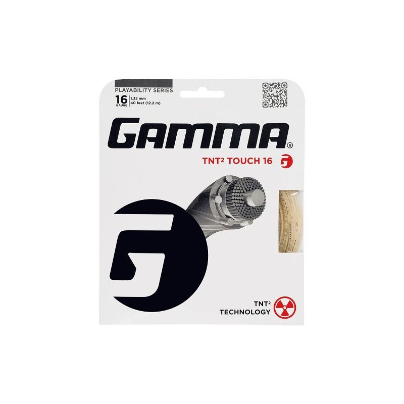 Gamma Tennissaite TNT² Touch 12,2 m Set 16 (1.32 mm)