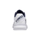 K-Swiss Chaussures de Tennis Court Express Carpet Blanc/Navy Bleu - Hommes UK 9.0 (EU 43.0)