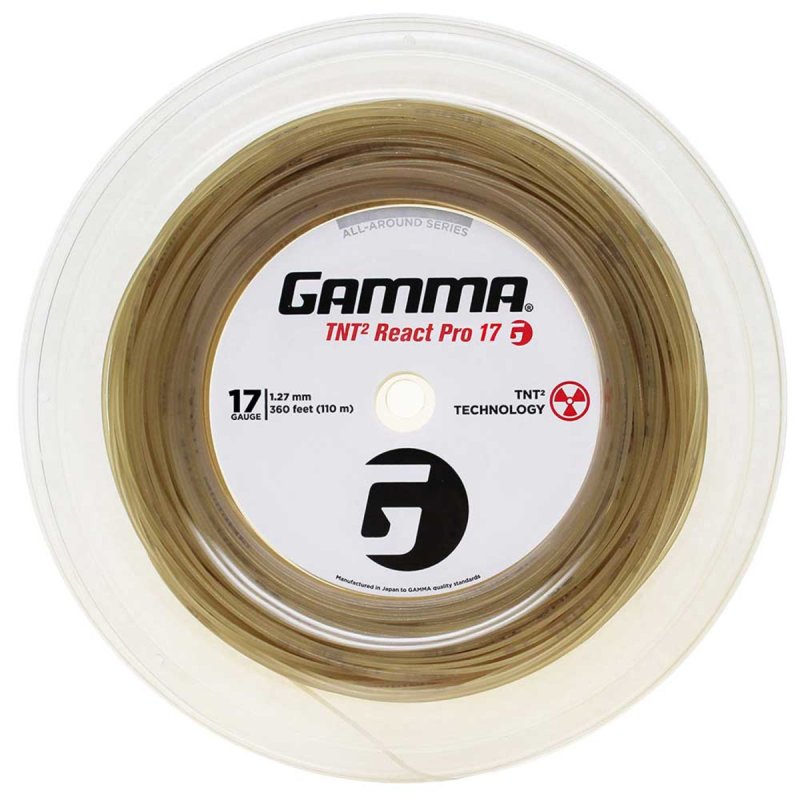 Gamma Tennissaite TNT² React Pro 17 (1.27 mm) 110m Rolle