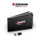 Gamma Información de la raqueta, 16 QR Sticker Professional, versión internacional