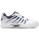 K-Swiss Zapatillas de Tenis Receiver V blanco/azul marino/plateado - Hombres UK 7.0 (EU 41.0)