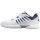 K-Swiss Zapatillas de Tenis Receiver V blanco/azul marino/plateado - Hombres UK 9.5 (EU 44.0)