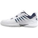 K-Swiss Zapatillas de Tenis Receiver V blanco/azul marino/plateado - Hombres UK 10.0 (EU 44.5)