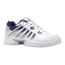 K-Swiss Zapatillas de Tenis Receiver V blanco/azul marino/plateado - Hombres UK 13.0 (EU 49.0)