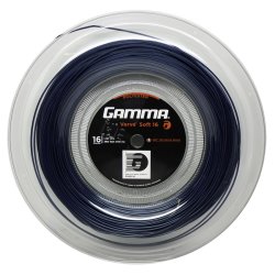 Gamma Cordage de tennis Verve Soft 110 m rouleau 16 (1,30 mm) noir/bleu