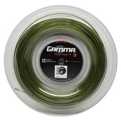 Gamma tennis string Verve Soft 110 m Reel 17 (1.25 mm) black/yellow