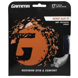 Gamma Cuerda de Tenis Verve Soft 12,2 m Set 17 (1,25 mm)...