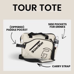 Gamma Pickleball Tour Tote bag - Off-white