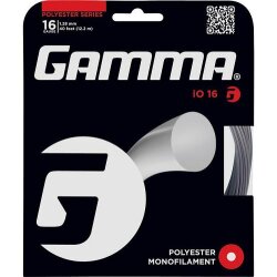 Gamma Tennissaite iO 12,2 m Set 16 (1.28 mm) Black