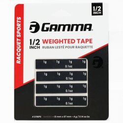 Gamma Gewichtsstreifen 4er Pack 1/2"