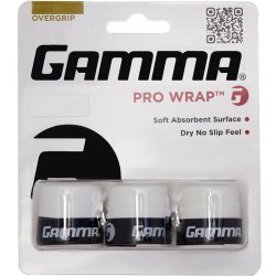 Gamma Sobregrip Pro Wrap 3-Pack Blanco