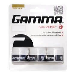 Gamma Übergriffband Supreme Overgrip 3er-Pack Weiß