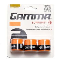 Gamma Übergriffband Supreme Overgrip 3er-Pack Orange