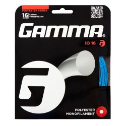 Gamma Tennisstring iO 12,2 m Set 16 (1.28 mm) Blue