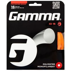 Gamma Tennisstring iO 12,2 m Set 16 (1.28 mm) Orange