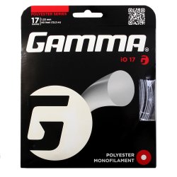 Gamma Tennissaite iO 12,2 m Set 17 (1.23 mm) Silber