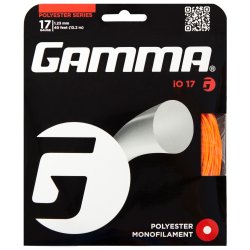 Gamma Cordage de Tennis iO 12,2 m Set 17 (1.23 mm) Orange