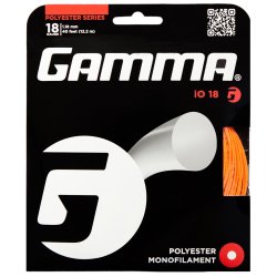 Gamma Tennissaite iO 12,2 m Set 18 (1.18 mm) Orange