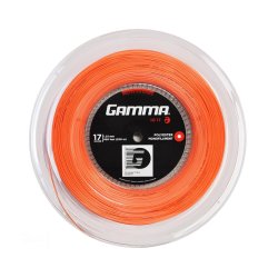 Gamma Cordajes de Tenis iO 17 (1.23 mm) Naranja 200 m Bobina