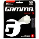 Gamma Tennissaite Moto 12,2 m Set 17 (1.24 mm) Schwarz