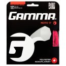 Gamma Cordajes de Tenis Moto 12,2 m Set 17 (1.24 mm) Fucsia