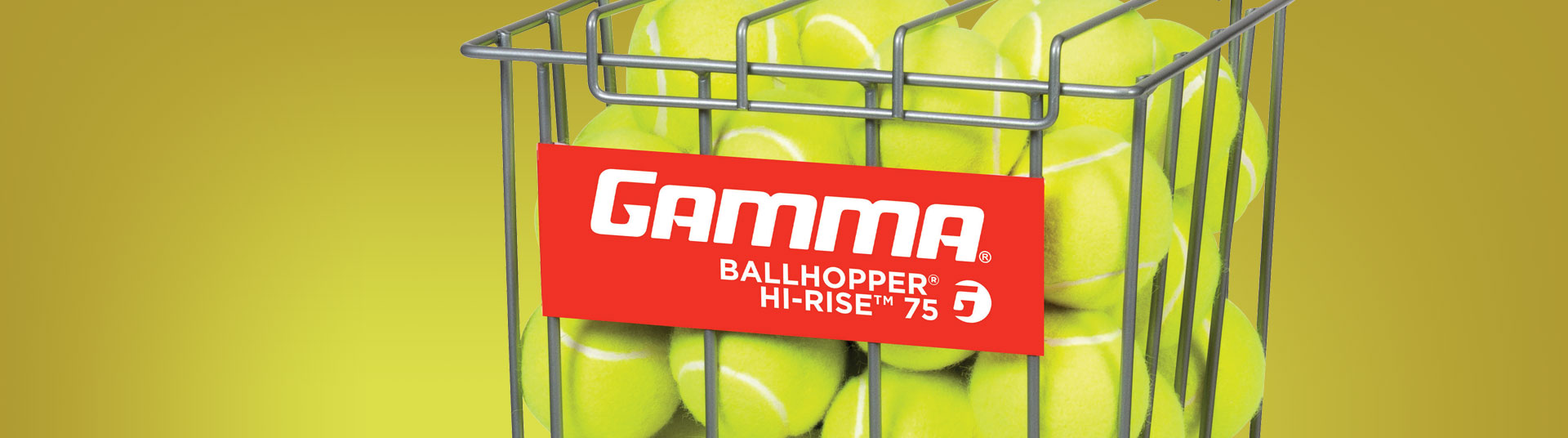 Gamma Ballhopper Risette 50 Tennis Ballkorb Silber NEU 